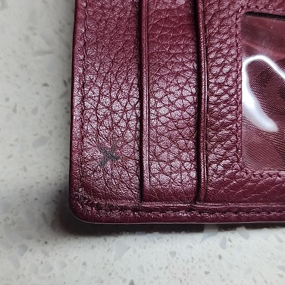 Brighton Vintage Pebble Leather Fold Wallet - Picture 7 of 10